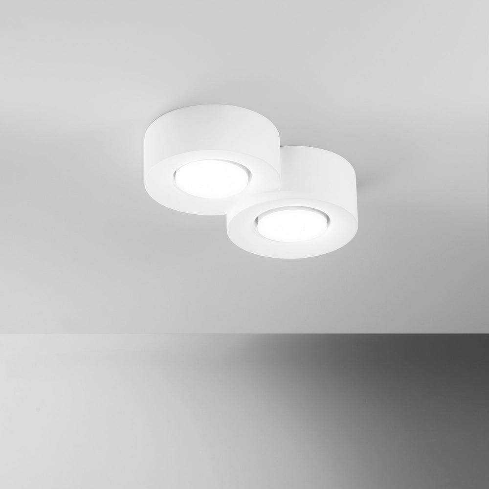 PLAFONIERA ATHEN TONDA BIANCA 2XGX53 26XX20X6,3CM