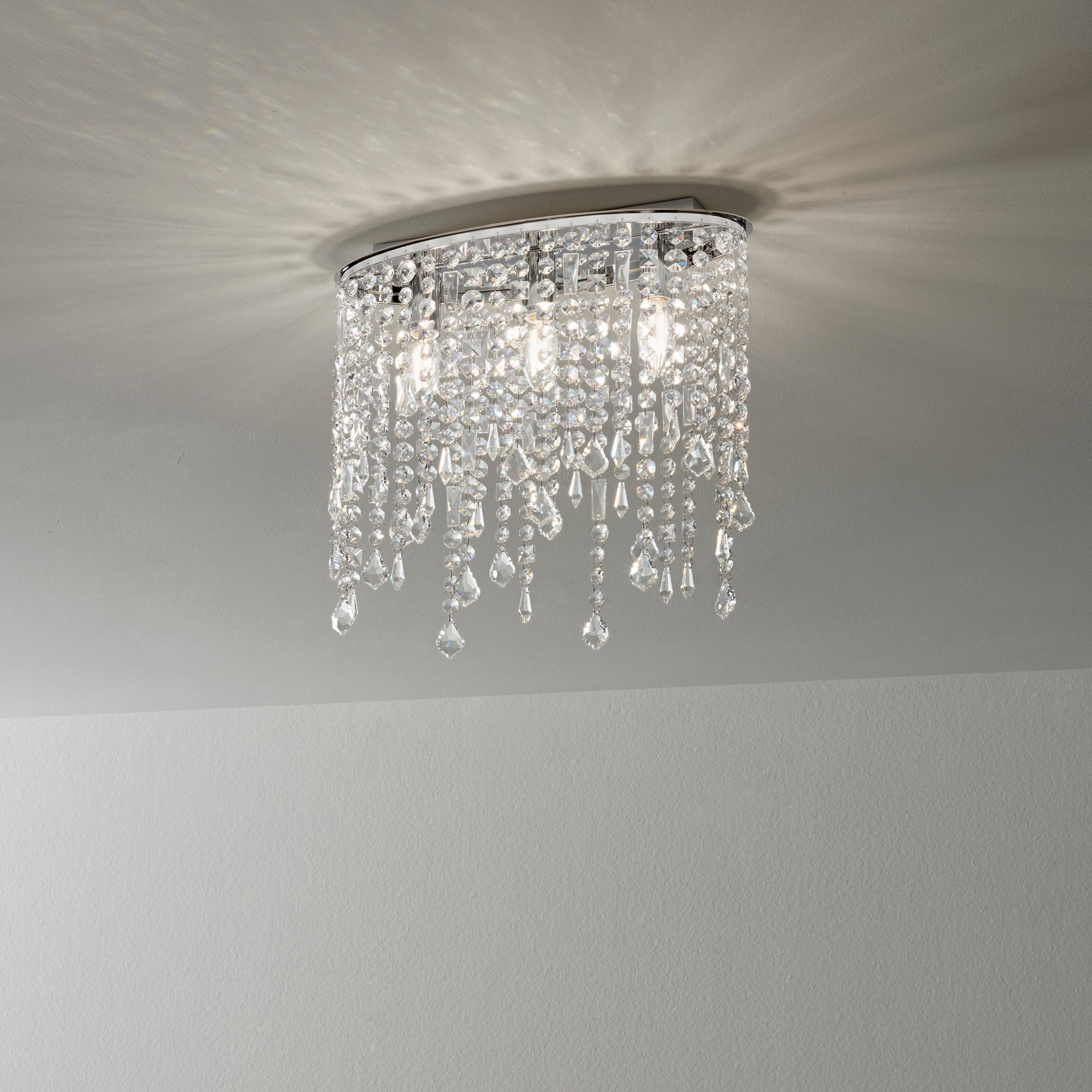 PLAFONIERA BREEZE CROMO 3XE14 40X15,5X36CM