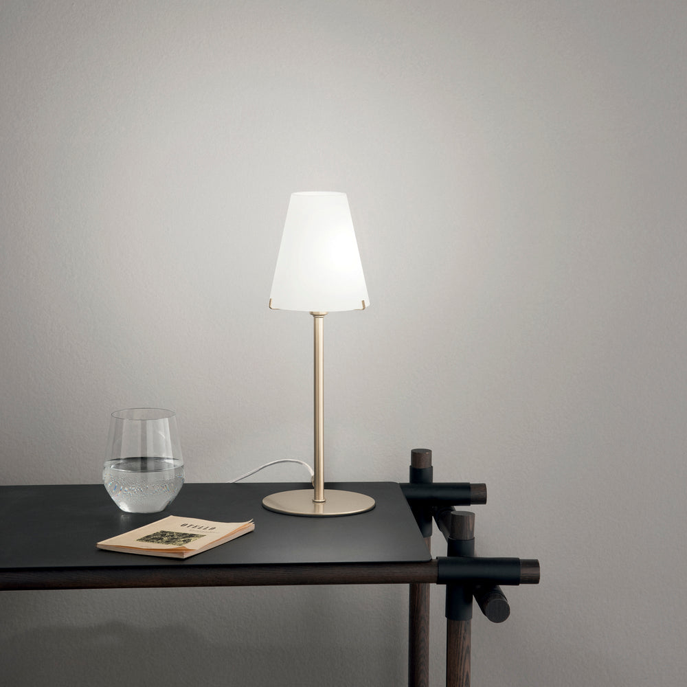 LUME CANTO ORO/BIANCO 1XG9 12X12X35CM