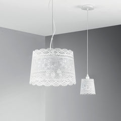 SOSPENSIONE CLUNY BIANCA 1XE14 14X145CM