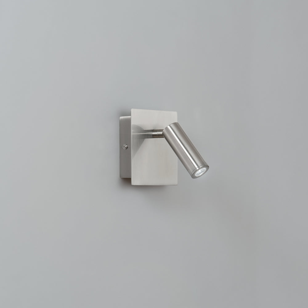 APPLIQUE LED DICKENS ORIENTABILE NICKEL 2,2W 220LM 3000K 11X11X9CM