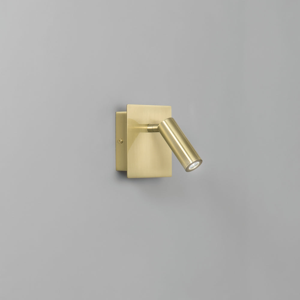 APPLIQUE LED DICKENS ORIENTABILE ORO 2,2W 220LM 3000K 11X11X9CM