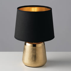 LUMETTO ECSTASY ORO/NERO 1XE14 17X29CM