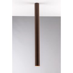 PLAFONIERA FLUKE TONDA CORTEN 1XGU10 5,5X5,5X75CM