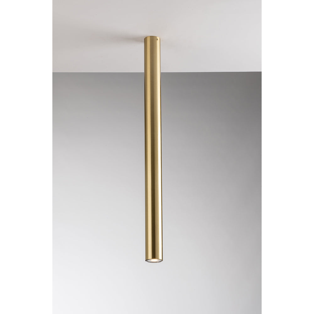PLAFONIERA FLUKE TONDA ORO 1XGU10 5,5X5,5X75CM