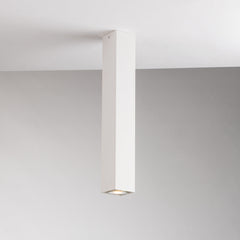 PLAFONIERA FLUKE QUADRATA BIANCA 1XGU10 6X6X40CM