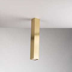 PLAFONIERA FLUKE QUADRATA ORO 1XGU10 6X6X40CM