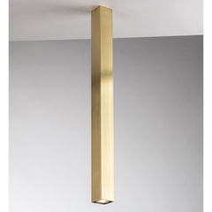 PLAFONIERA FLUKE QUADRATA ORO 1XGU10 6X6X75CM