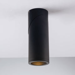 PLAFONIERA GENESIS GU10 NERA 6X15,5CM