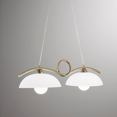 SOSPENSIONE HALLEY BRUNITA 2XE27 76X30X110CM