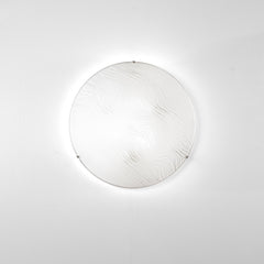 PLAFONIERA KARMA BIANCA/NERA 3XE27 40X40X10,5CM