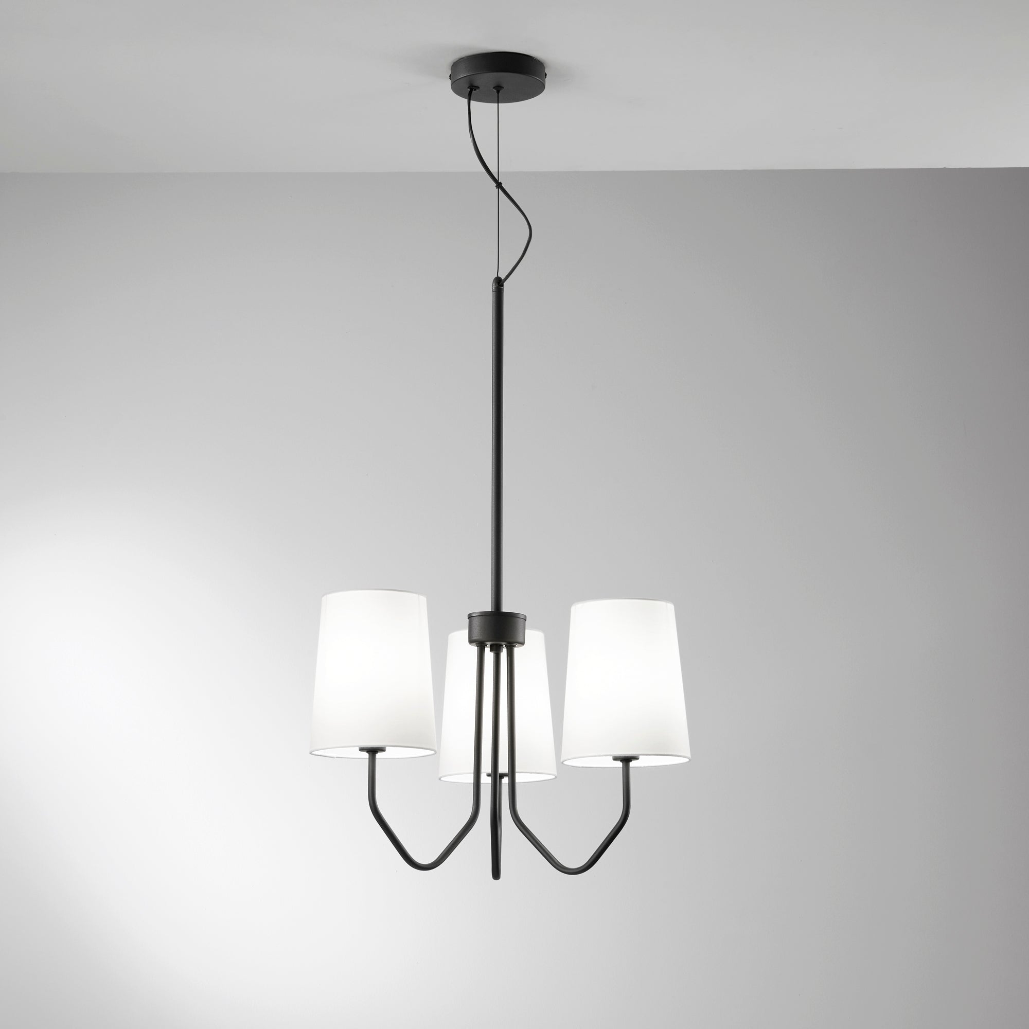SOSPENSIONE SALLY NERA 3XE14 50X150CM