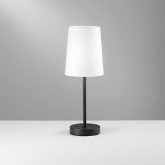 LAMPADA DA TAVOLO SALLY NERA 1XE14 15X15X41,8CM