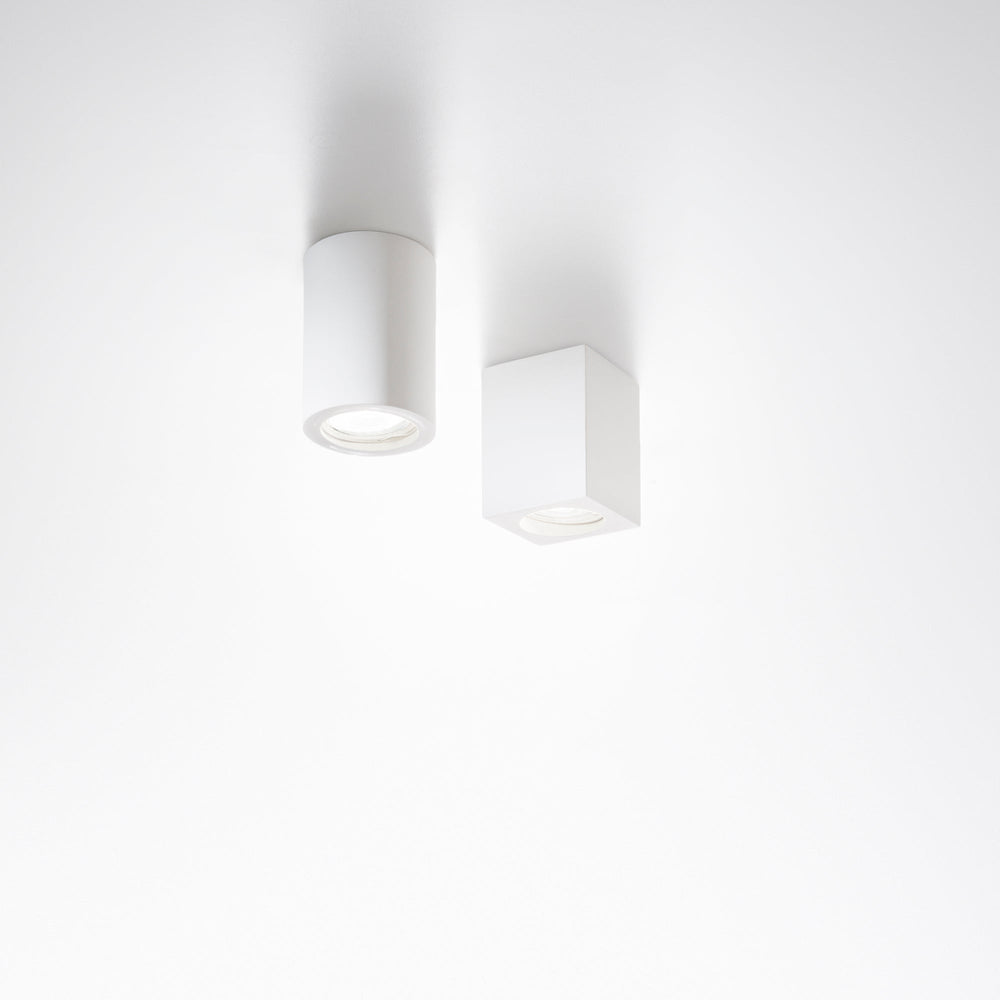 PLAFONIERA SPACE TONDA BIANCA 1XGU10 13,4X16CM