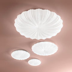 PLAFONIERA LED SPRING BIANCA 66W 6540LM CCT WI-FI CON TELECOMANDO 76X76X15,5CM