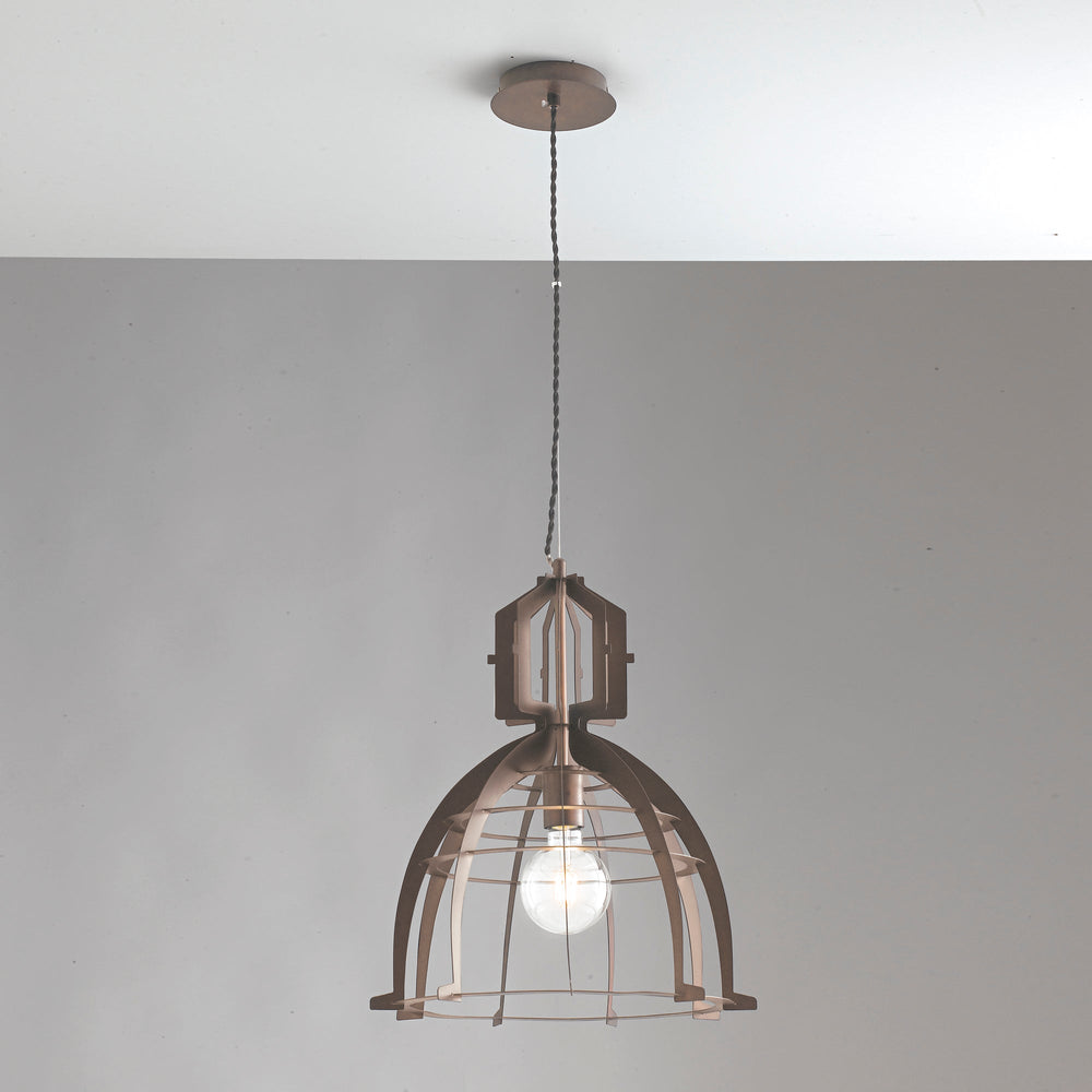 SOSPENSIONE URBAN BRONZO 1XE27 40X150CM