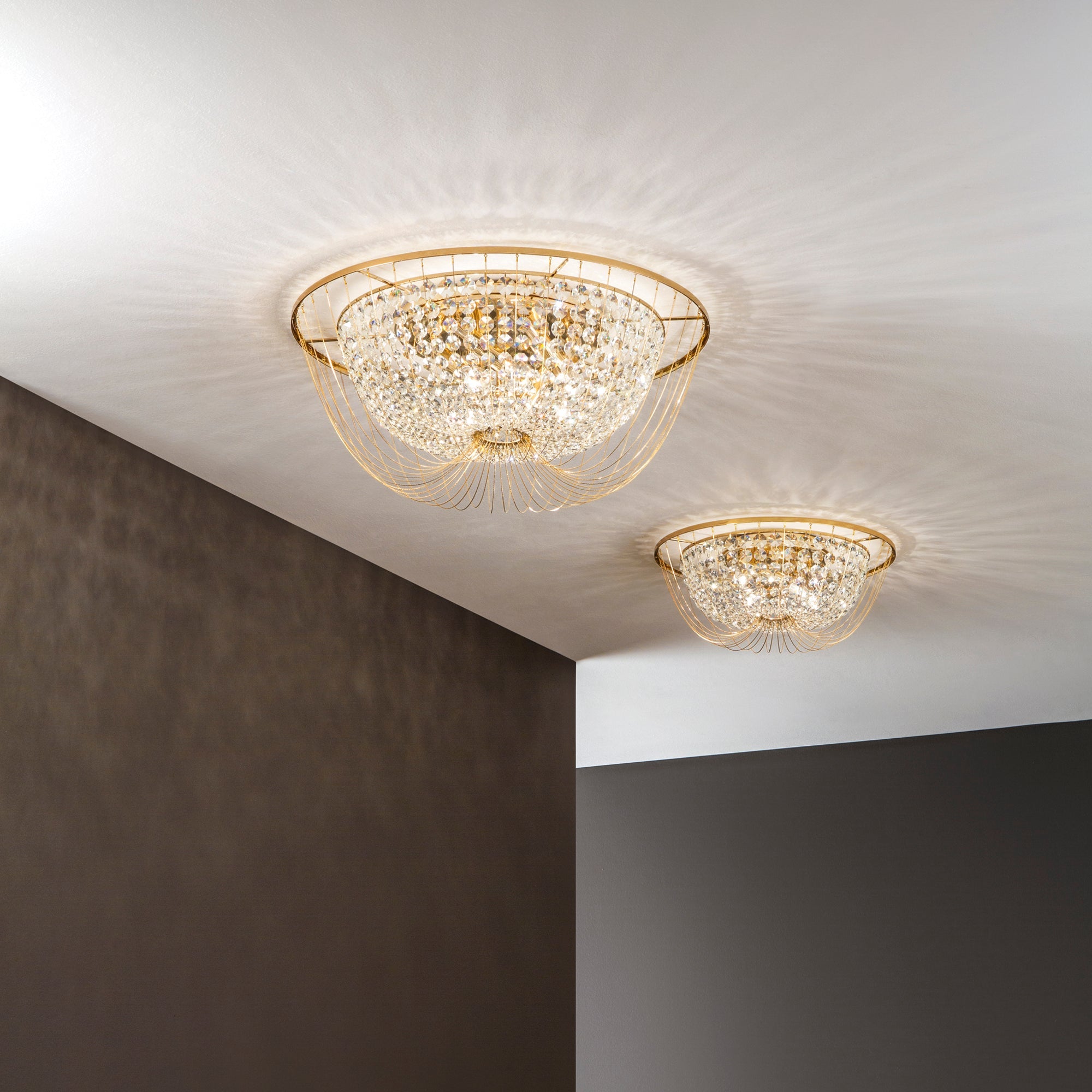 PLAFONIERA VIENNA ORO 6XE14 60X24CM