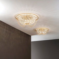 PLAFONIERA VIENNA ORO 6XE14 60X24CM