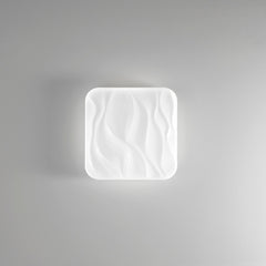 PLAFONIERA LED WAVE BIANCA 18W 2430LM CCT 3000/4000/6500K 33X8,5X33CM