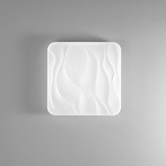 PLAFONIERA LED WAVE BIANCA 24W 3240LM CCT 3000/4000/6500K 43X8,5X43CM