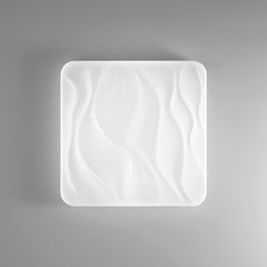 PLAFONIERA LED WAVE BIANCA 40W 3900LM CCT DIMMERABILE WI-FI CON TELECOMANDO 53X953CM