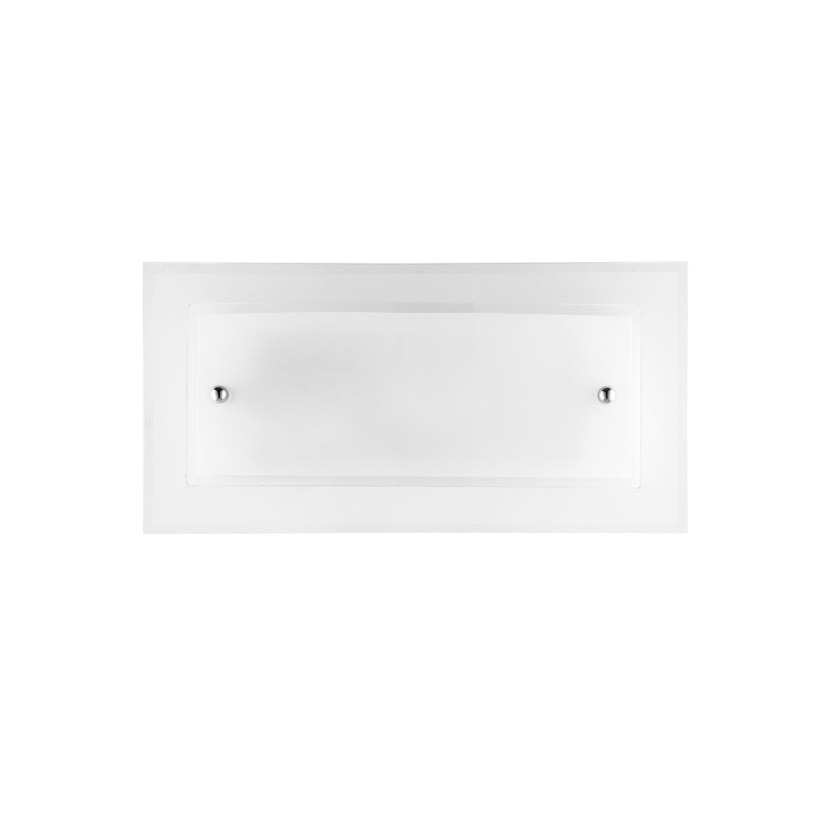 APPLIQUE DRITTA/CURVA BIANCA 1XE27 30X11X15CM