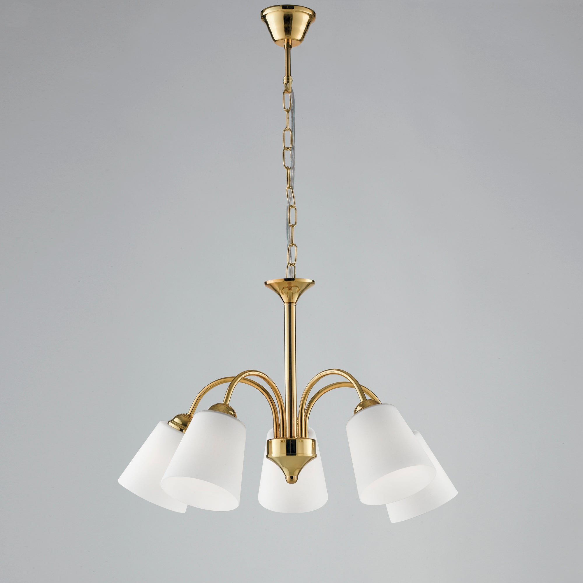 LAMPADARIO 1162 ORO 5XE14 60X88CM