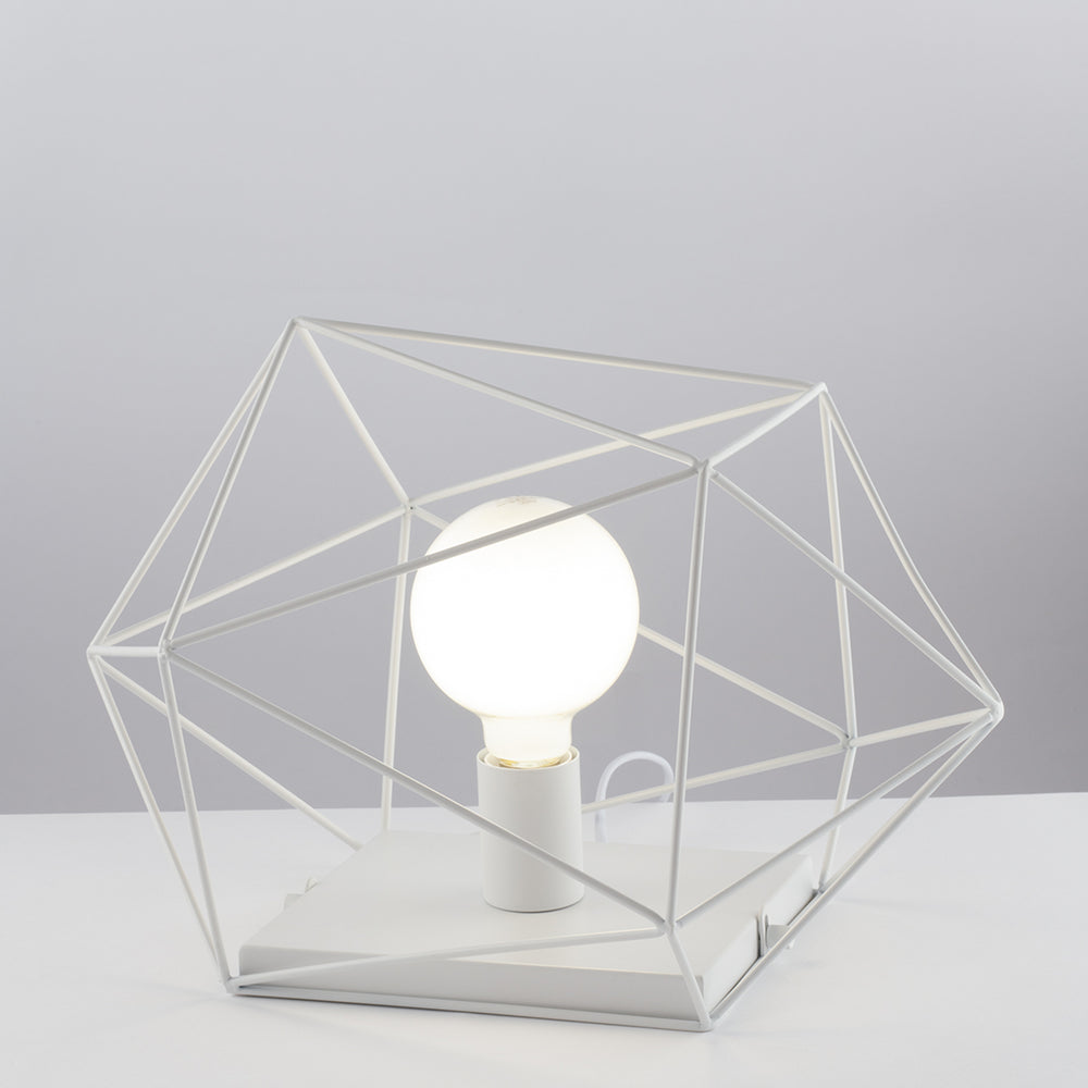 LUME ABRAXAS BIANCO 1XE27 40,5X29,5X26,5CM