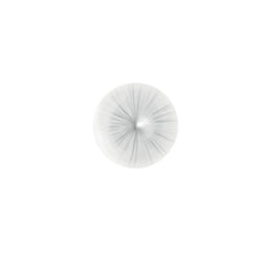 "Plafoniera LED AGORA in acrilico bianco e argento con funzione CCT Ø 30 cm."