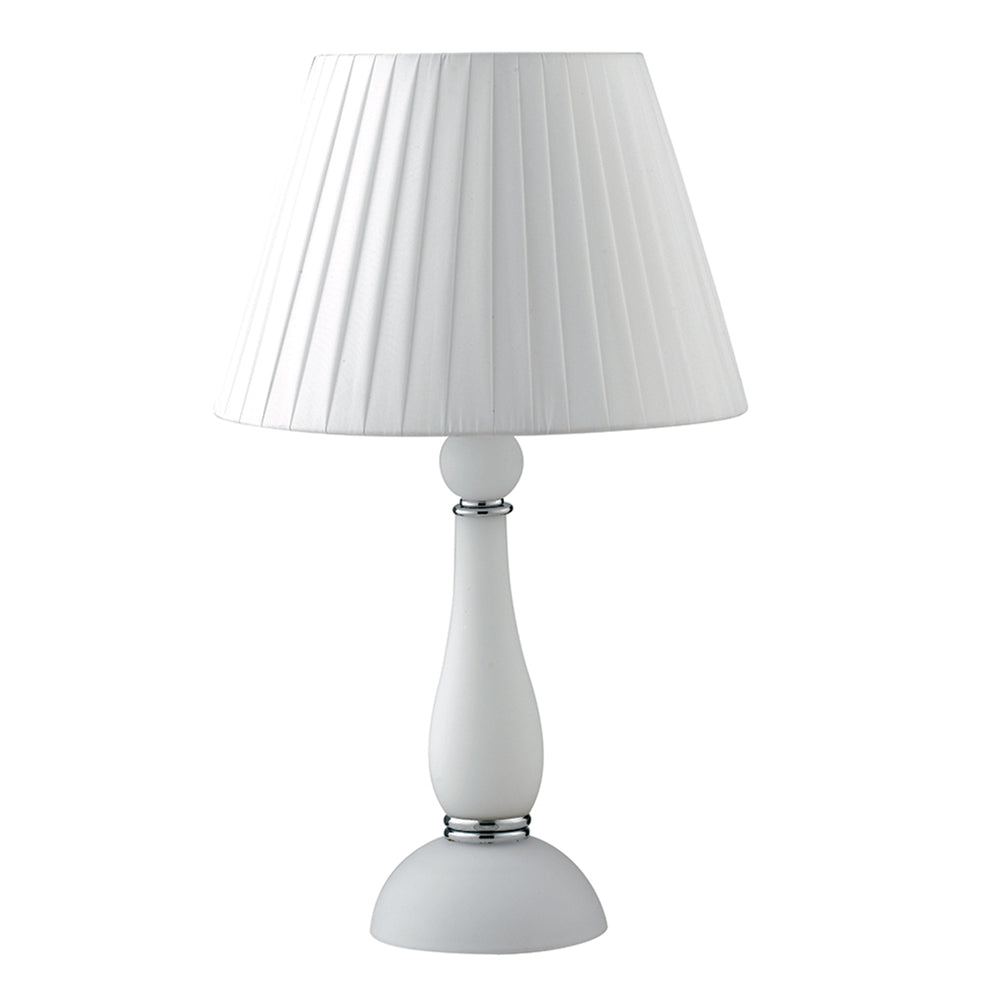 LUME ALFIERE BIANCO/CROMO 1XE14 32X54CM
