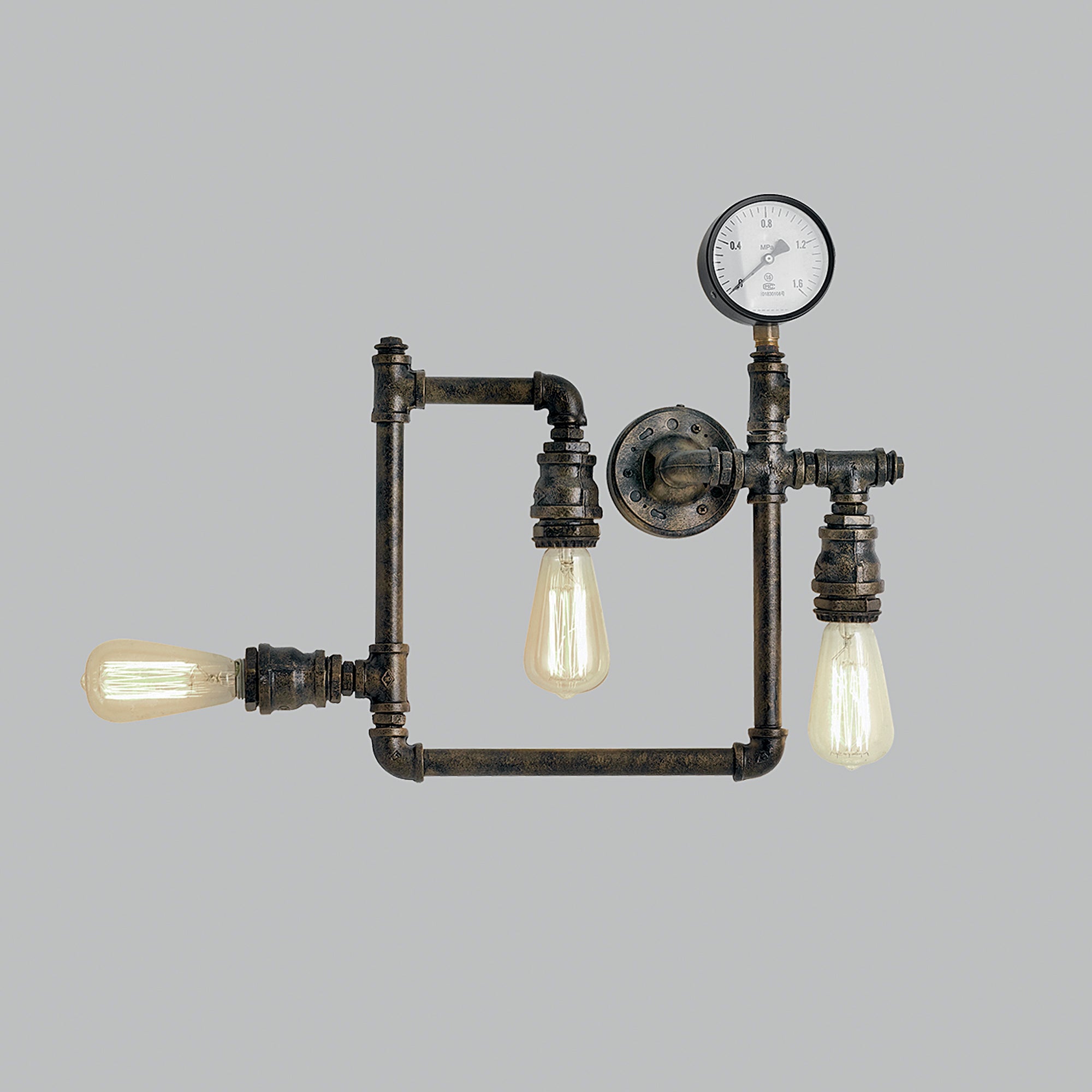 PLAFONIERA AMARCORD RUGGINE 3XE27 48X9,5X44CM