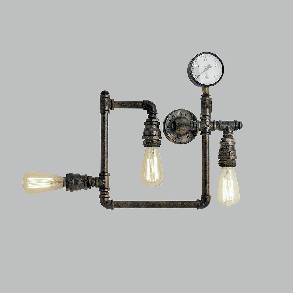PLAFONIERA AMARCORD RUGGINE 3XE27 48X9,5X44CM
