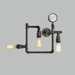 PLAFONIERA AMARCORD RUGGINE 3XE27 48X9,5X44CM