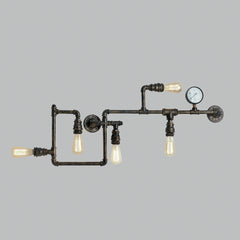 PLAFONIERA AMARCORD RUGGINE 5XE27 109X9,5X47CM