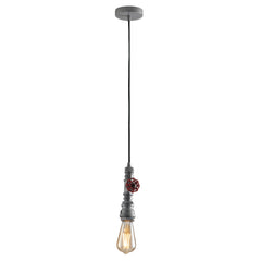 SOSPENSIONE AMARCORD ZINCATA 1XE27 12X120CM