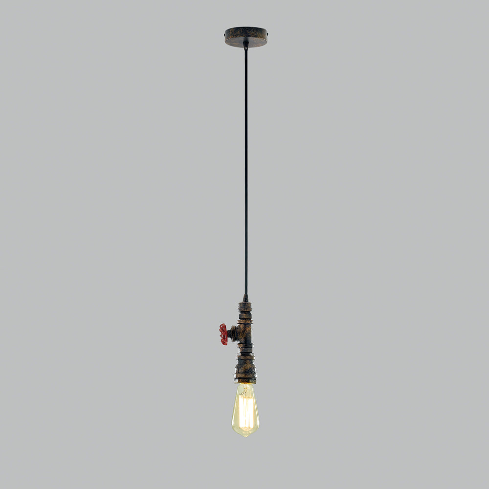 SOSPENSIONE AMARCORD RUGGINE 1XE27 12X120CM