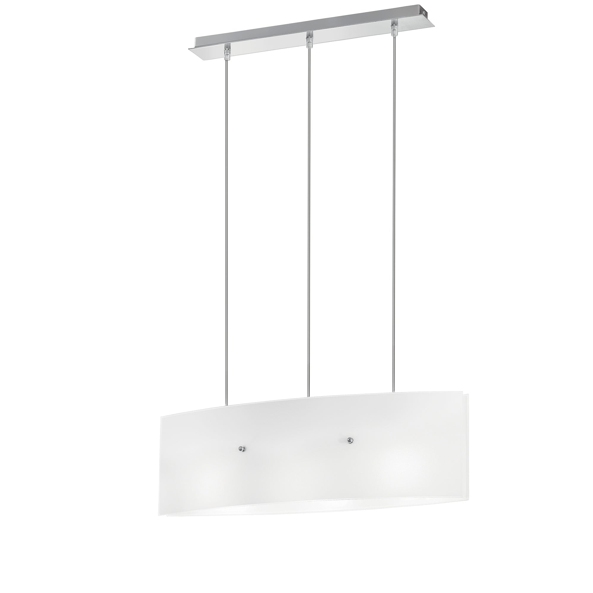 SOSPENSIONE AMSTERDAM BIANCA 3XE27 63X63X140CM