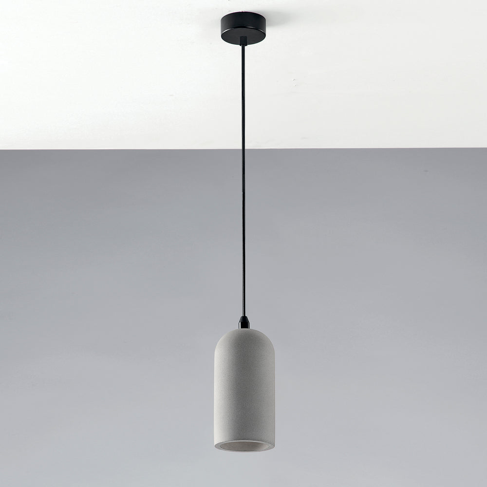 SOSPENSIONE ANDO FORMA GEOMETRICA GRIGIA 1XE27 10X150CM