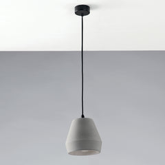 SOSPENSIONE ANDO FORMA GEOMETRICA GRIGIA 1XE27 18X150CM