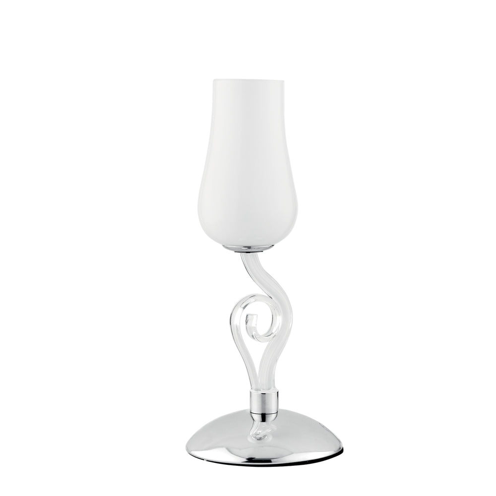 LUMETTO ANGEL BIANCO/CROMO 1XE14 15X34CM