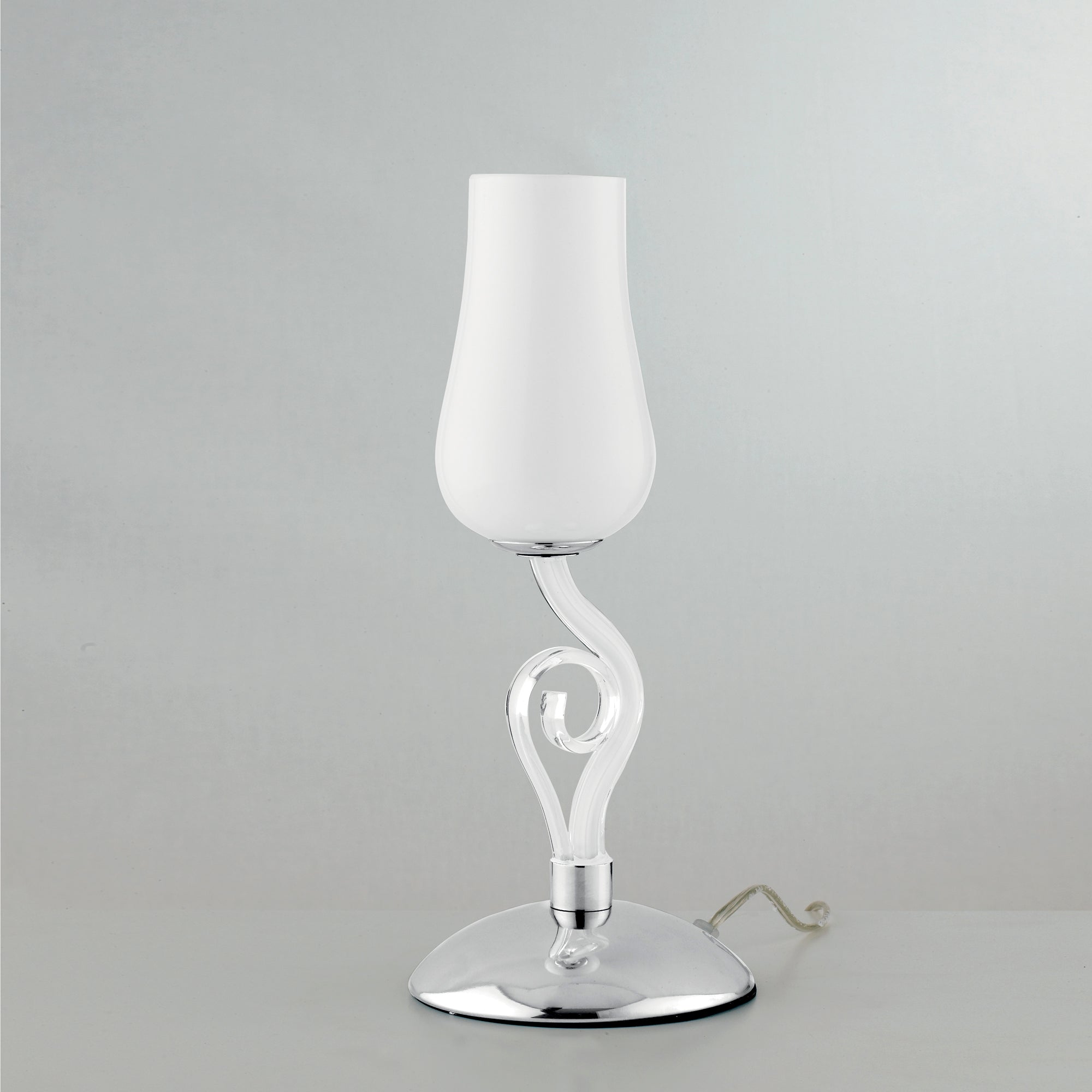 LUMETTO ANGEL BIANCO/CROMO 1XE14 15X34CM