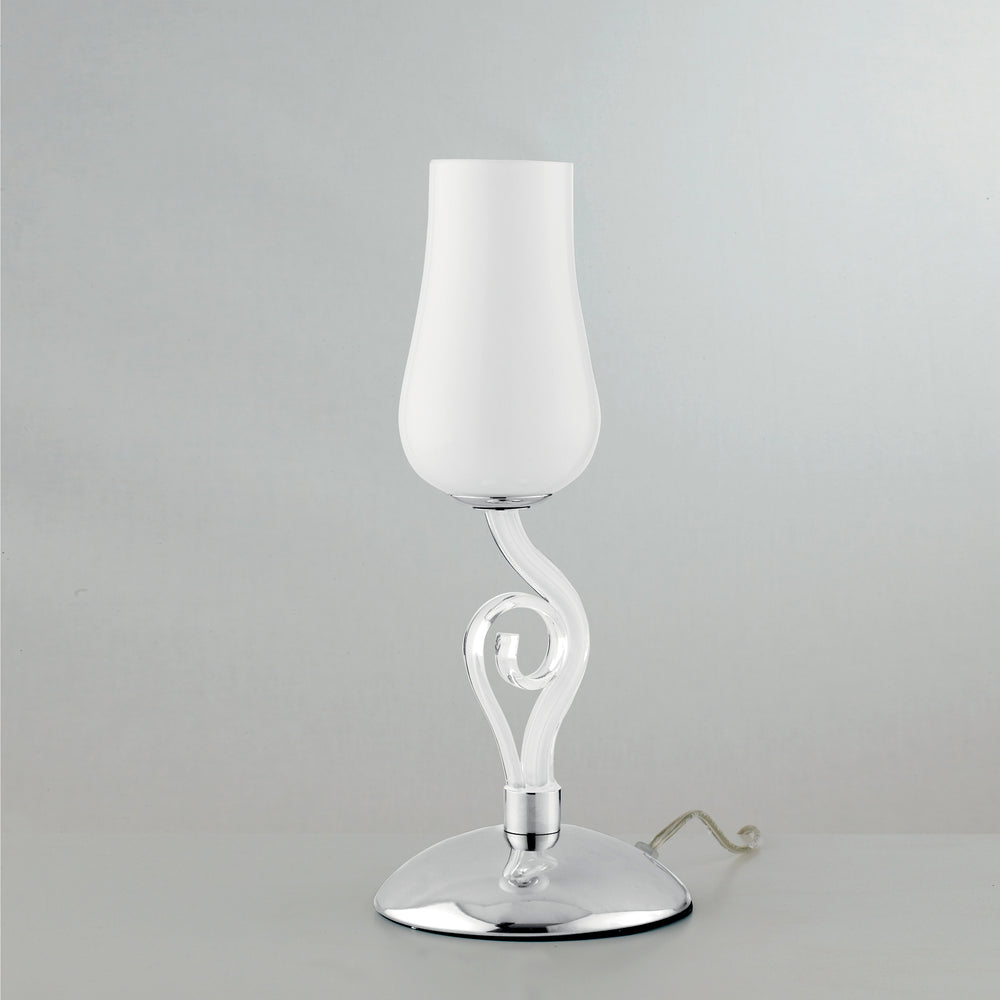LUMETTO ANGEL BIANCO/CROMO 1XE14 15X34CM