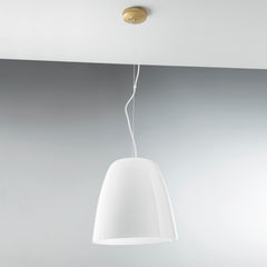 SOSPENSIONE ARES BIANCA 1XE27 35X117CM
