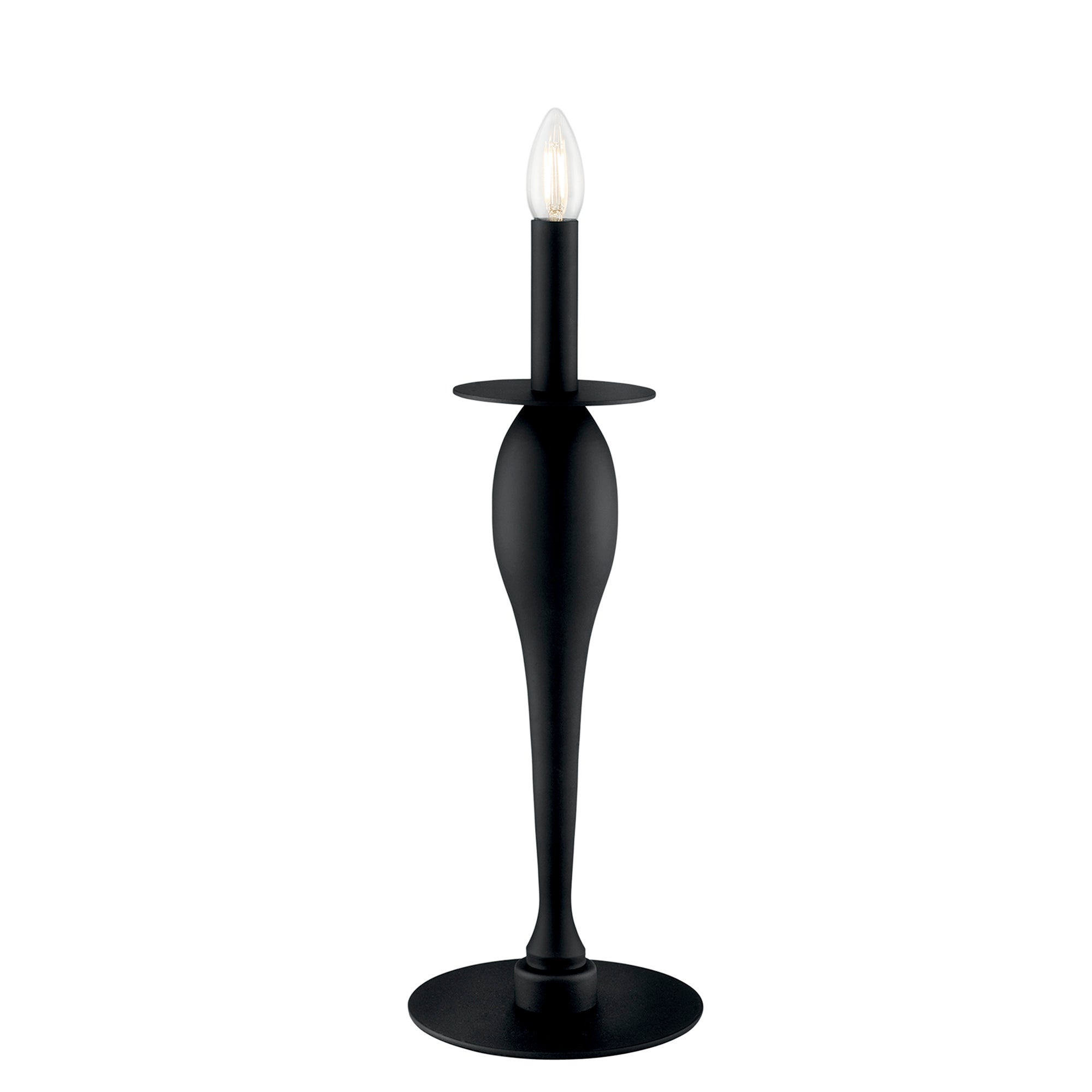 "Lampada da tavolo ARMSTRONG in metallo nero"