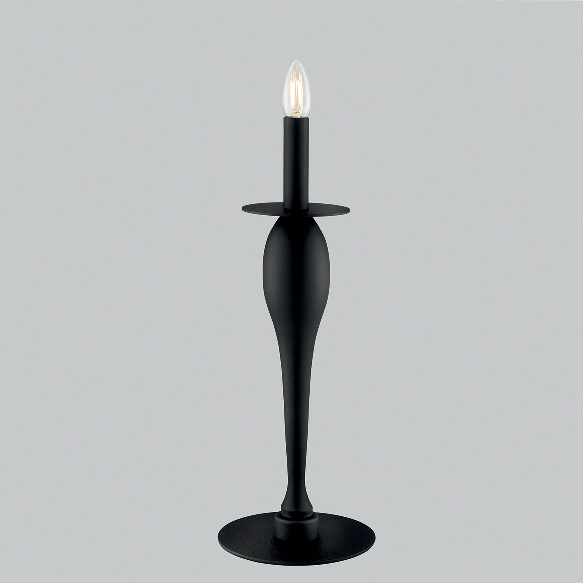 LUME ARMSTRONG NERO 1XE14 18X45CM