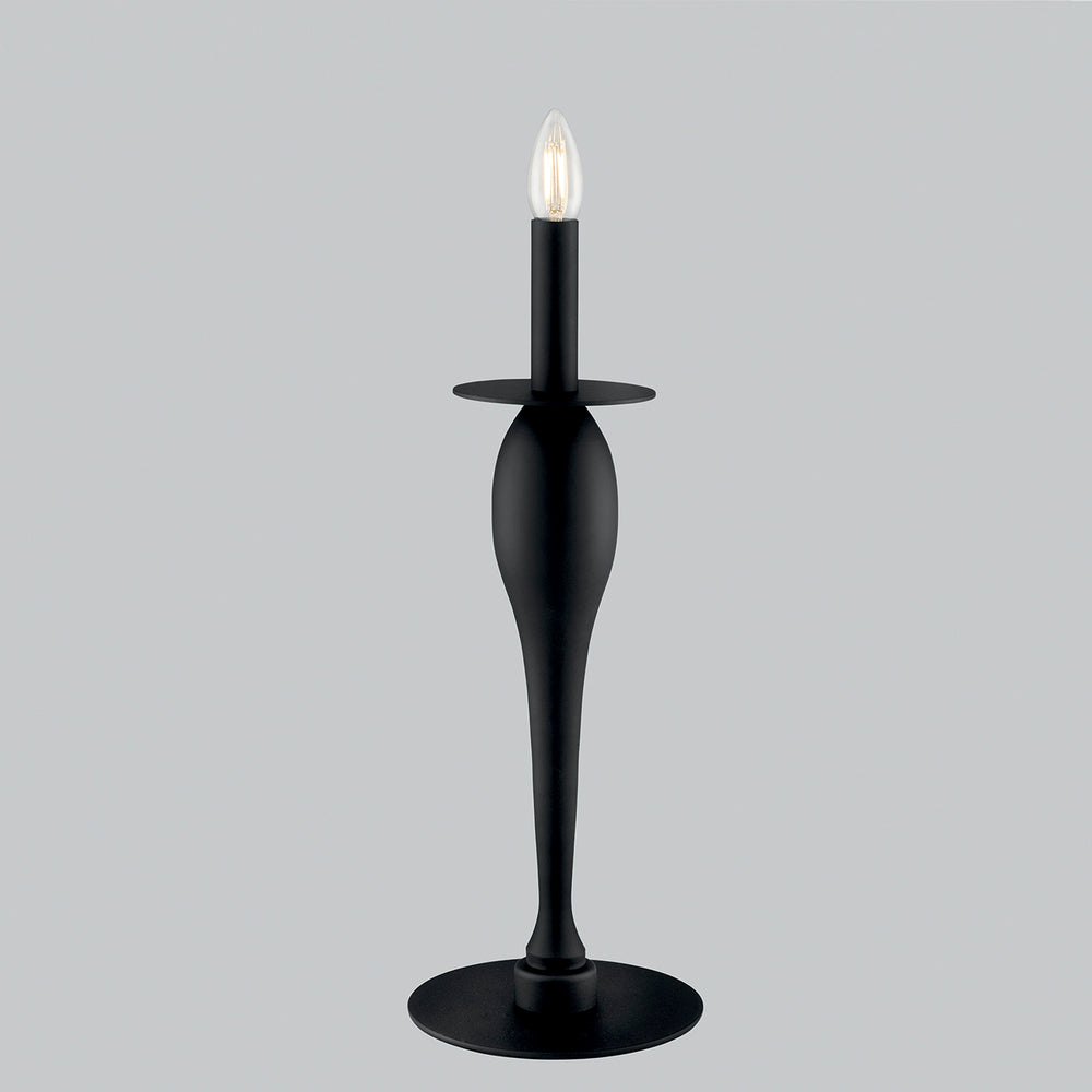 LUME ARMSTRONG NERO 1XE14 18X45CM
