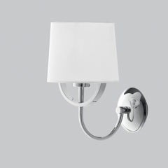 APPLIQUE ASTORIA CROMO/BIANCO 1XE27 18X27,5X28,7 CM