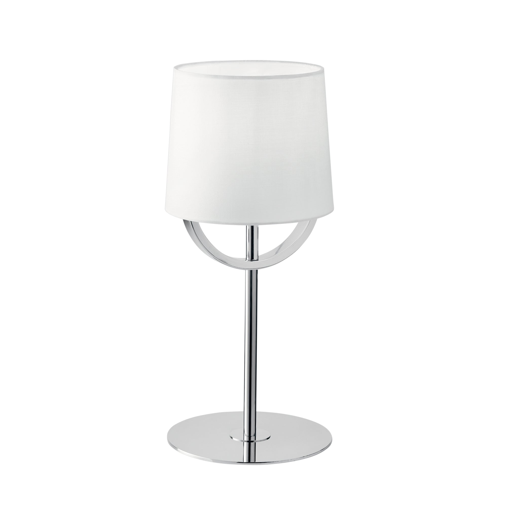 LUMETTO ASTORIA CROMO/BIANCO 1XE27 18X40,5CM