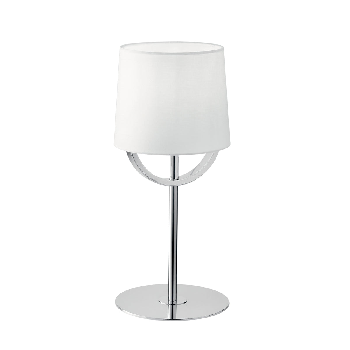 LUMETTO ASTORIA CROMO/BIANCO 1XE27 18X40,5CM
