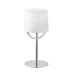 LUMETTO ASTORIA CROMO/BIANCO 1XE27 18X40,5CM